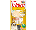 Snack Para Gato Cremoso Inaba Churu 14 Gr/4 Und