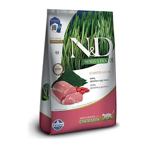Alimento N&D Gato Castrado Spirulina Y Cerdo