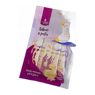 Snack Cremoso Para Gatos X 5und Calabaza Pets
