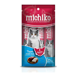 Snack Michiko Para Gatos X4 Sachets