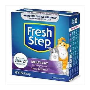 Arena Para Gatos Fresh Step Multi Cat Aglomerante Con Febreze