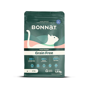 Alimento Bonnat Grain Free Feline Kitten Fresh Chicken 