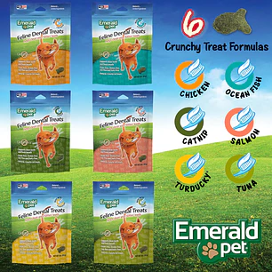 Emerald Pet Cat Snack Dental Catnip 85 Gr