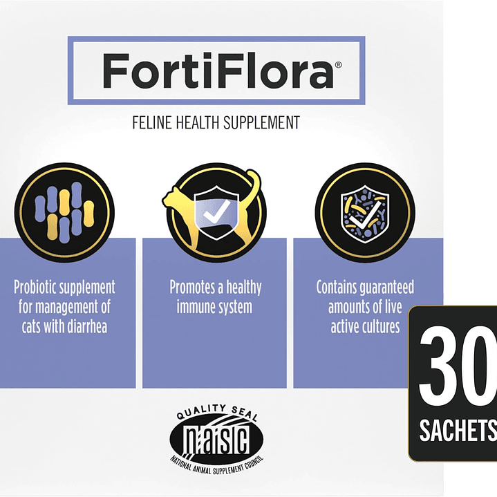 Pro Plan Veterinary Suplemento Probiótico Felino Fortiflora 3