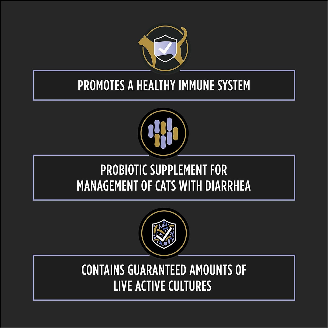 Pro Plan Veterinary Suplemento Probiótico Felino Fortiflora 6