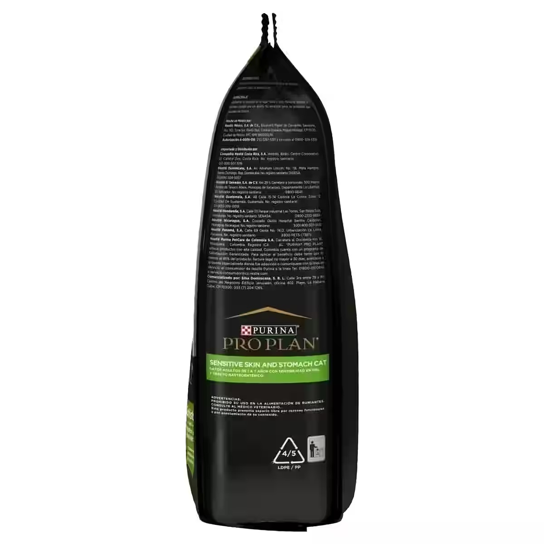 Alimento Pro Plan Sensitive Skin And Stomach Gato Adulto 3kg 2