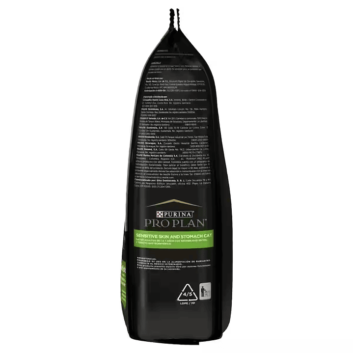 Alimento Pro Plan Sensitive Skin And Stomach Gato Adulto 3kg 2