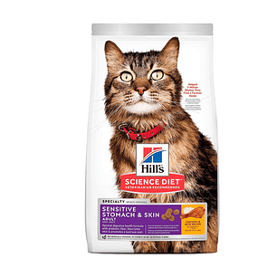 Alimento Hill's Sensitive Stomach & Skin X 3.5 Lb Para Gato