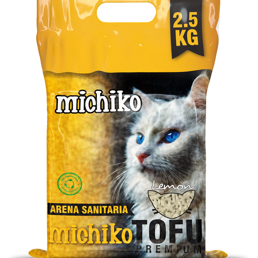 Arena Michiko Sanitaria Premium Tofu Ecológica  4.5Kg 6