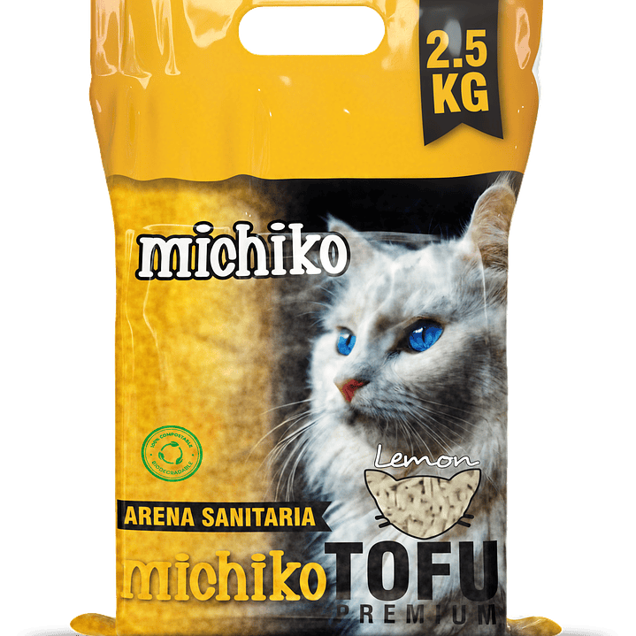 Arena Michiko Sanitaria Premium Tofu Ecológica  4.5Kg 6