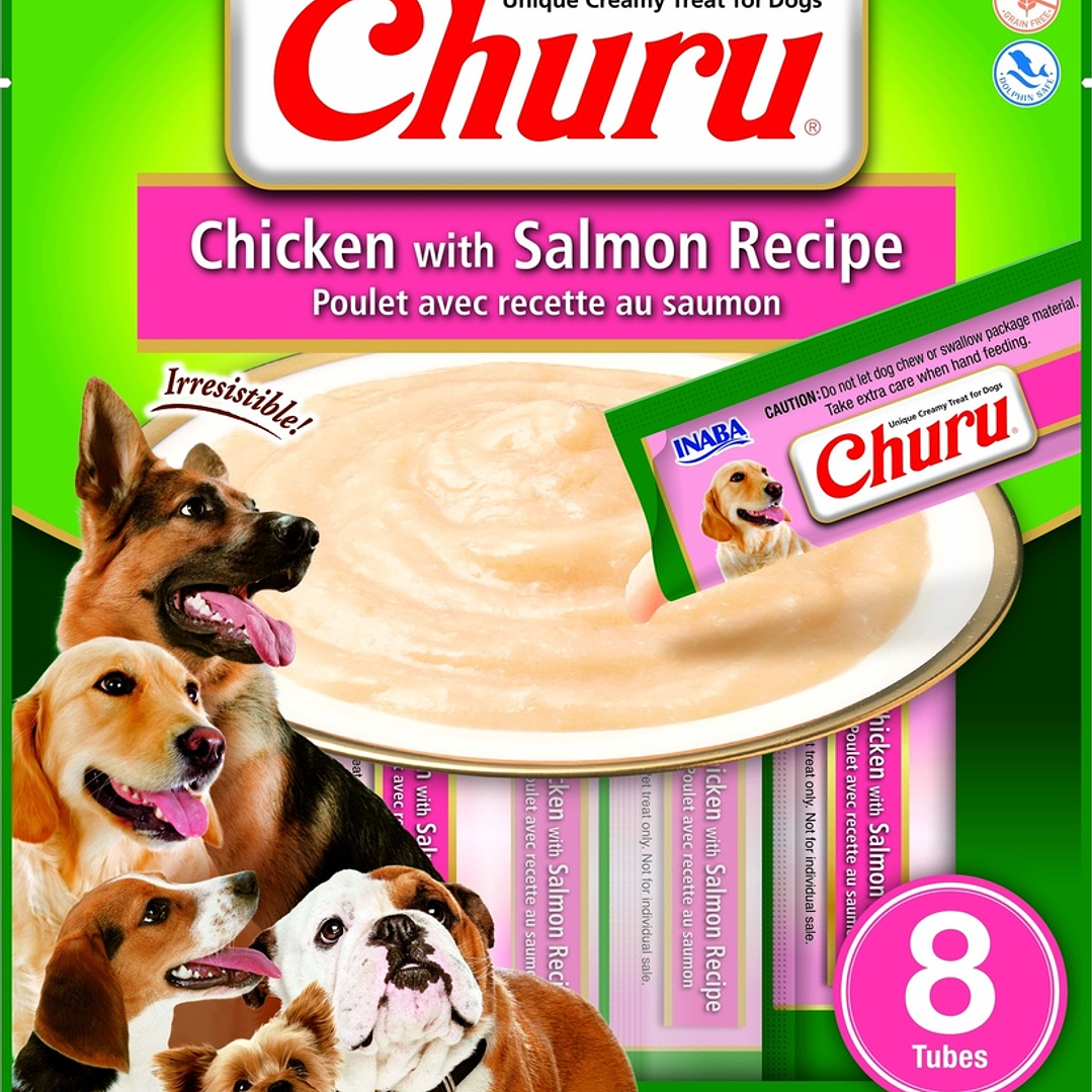Snack Churu Para Perro Pollo Con Salmón - 8 Und 1