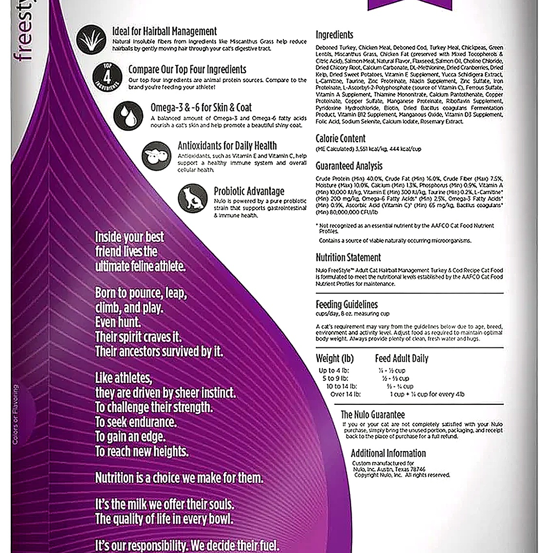Nulo Alimento Seco Gato Grain Free Pavo 3
