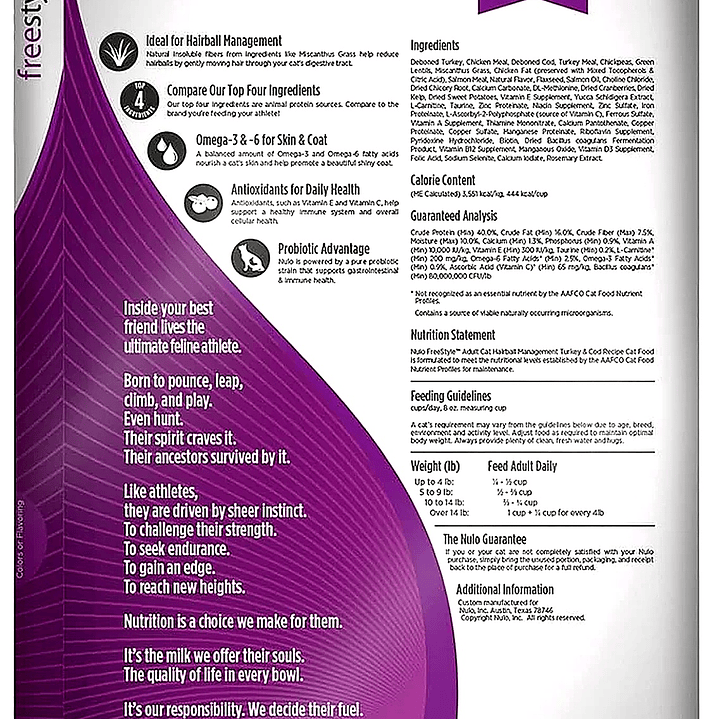 Nulo Alimento Seco Gato Grain Free Pavo 3