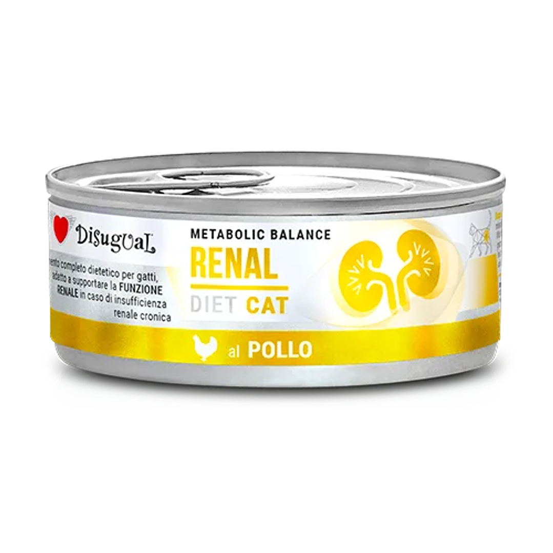 Alimento Húmedo Para Gato Disugual Renal Pollo Lata 85g 1