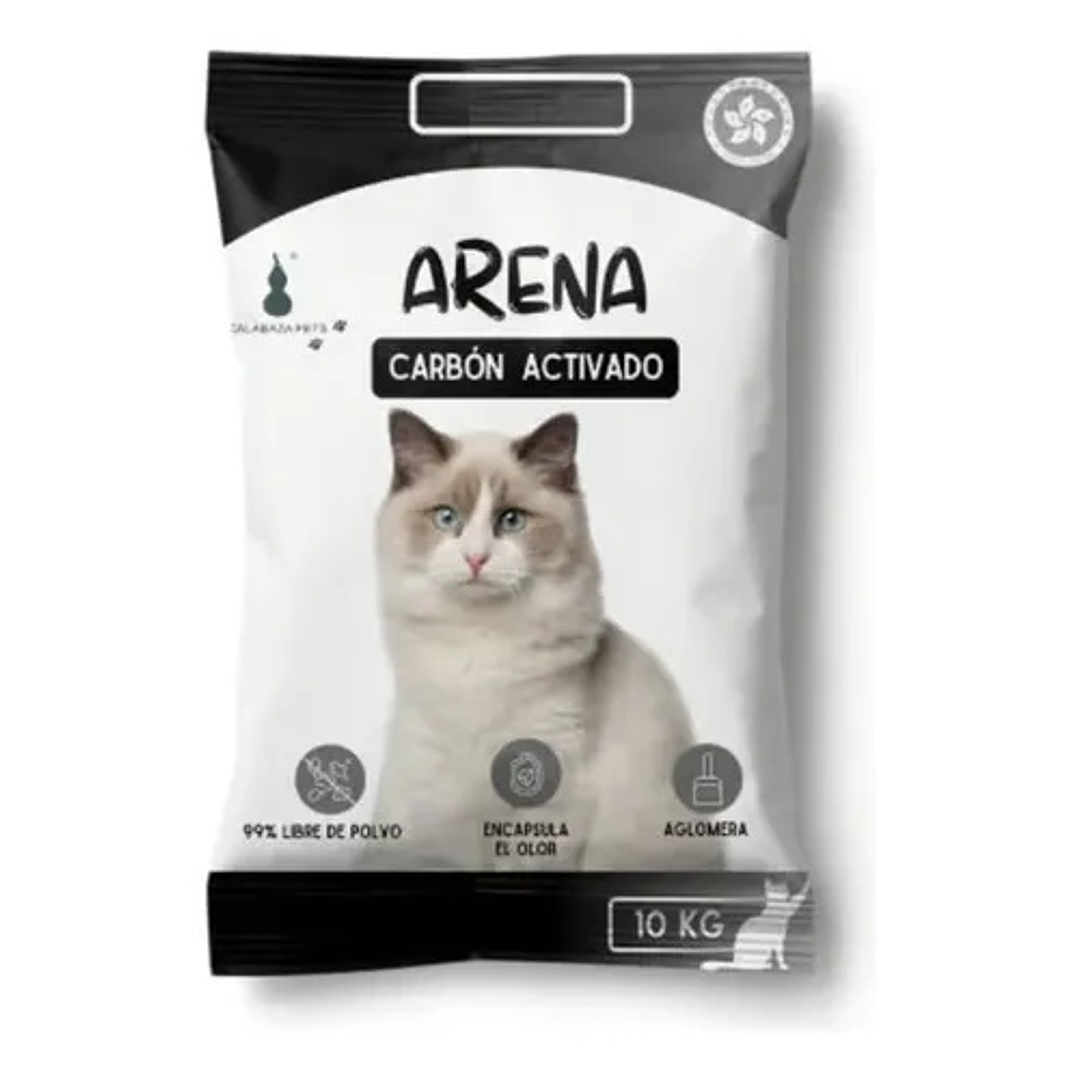 Arena Para Gato Calabaza Carbon Activado  1
