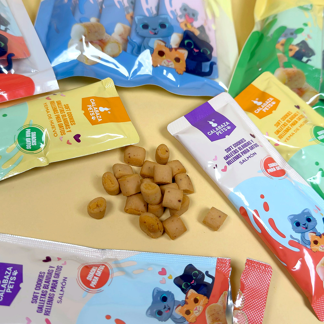 Snack Galletas Blandas Y Rellenas Para Gatos 1