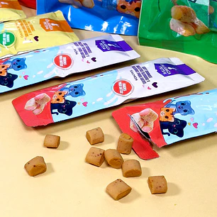 Snack Galletas Blandas Y Rellenas Para Gatos