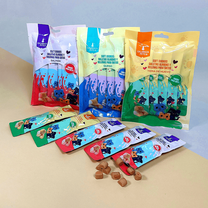 Snack Galletas Blandas Y Rellenas Para Gatos 4