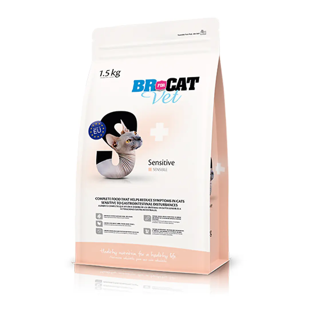 Alimento Para Gato Adulto BR for Cat Vet Sensitive  1