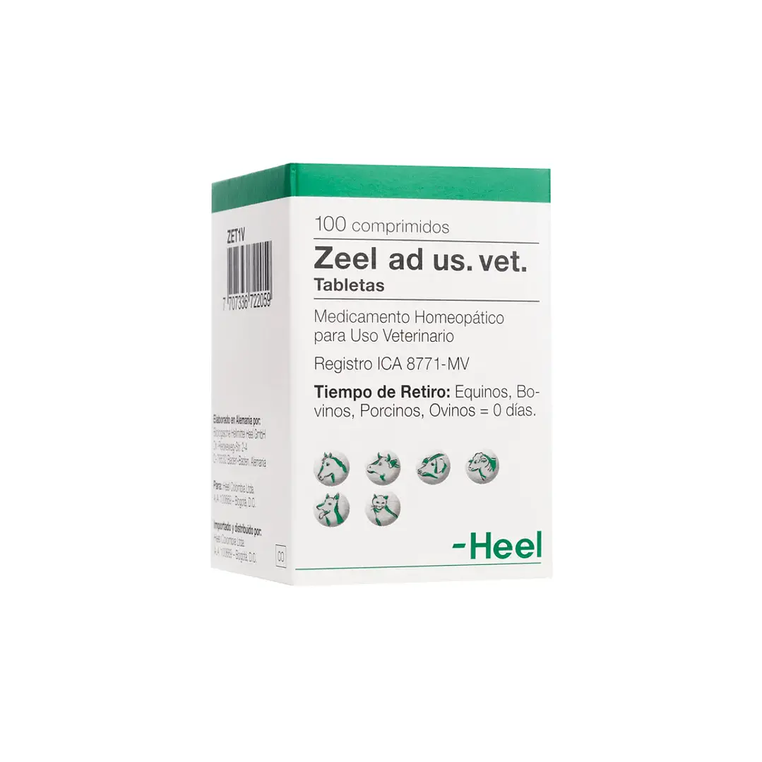 Heel Zeel Tabletas Vitaminas Perros Y Gatos 100und 1