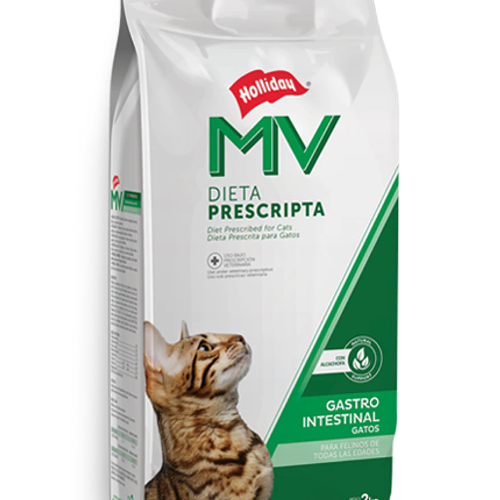 Alimento Holliday Mv Gastroinstestinal Gato 2 Kg-  1