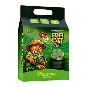 Arena Sanitaria Fofi Cat Tofu Biodegradable 2.5kg