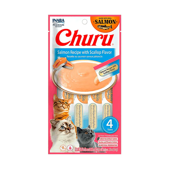 Snack Para Gato Cremoso Inaba Churu 14 Gr/4 Und 15