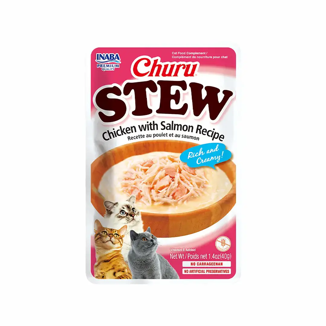 Inaba Cat - Stew Receta De Pollo Y Atun 40 Gr 4