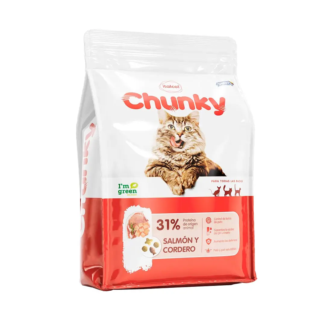 Alimento Para Gato Chunky Salmón Y Cordero 1