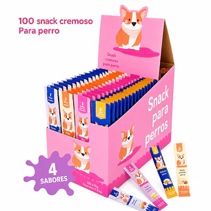 Snack Cremoso Para Perros X 100und  Calabaza Pets