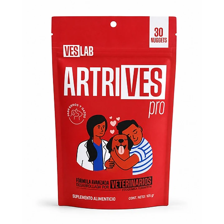 Suplemento Artrives Articulaciones Perro Gato 30 Nuggets 1