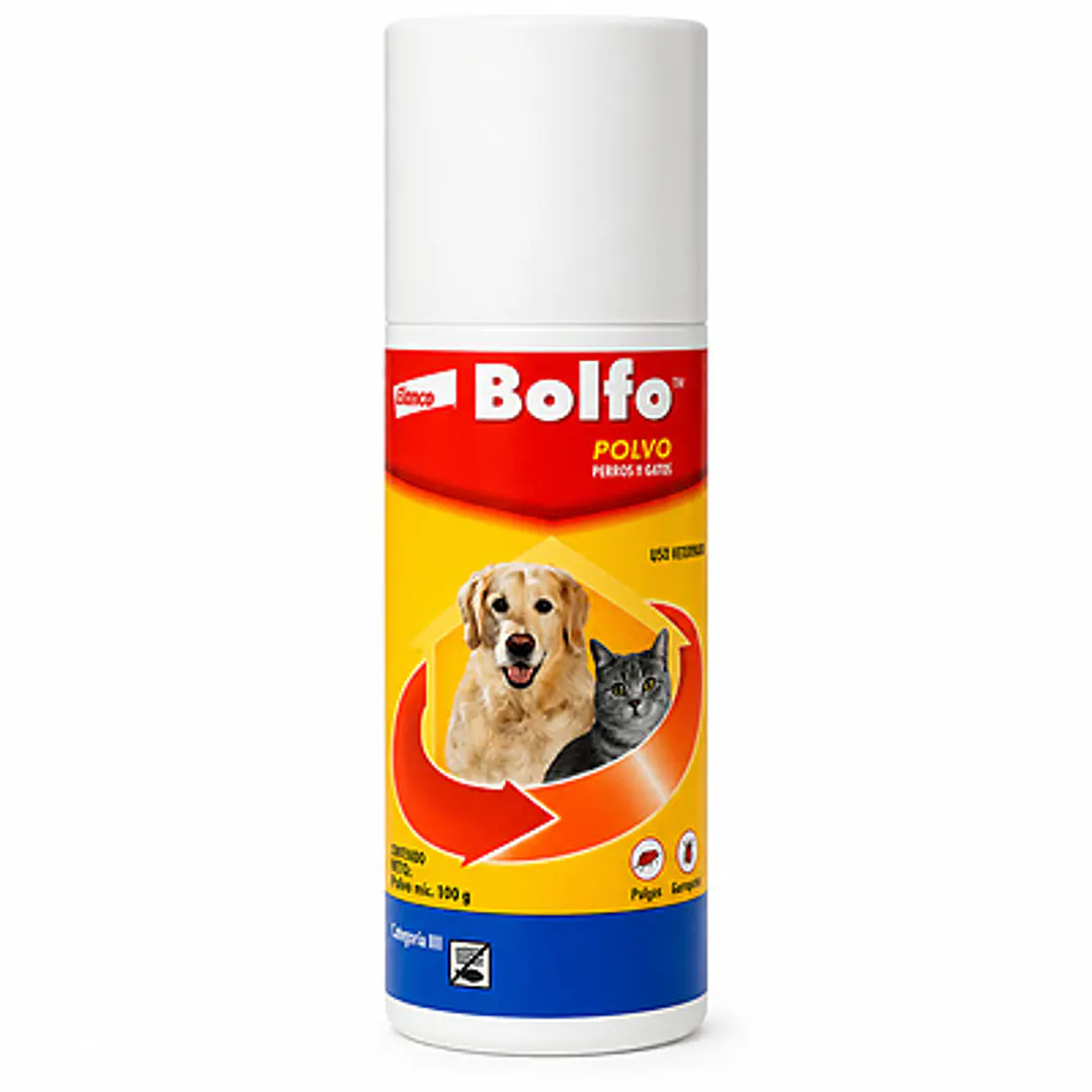 Bolfo Polvo Antipulgas Para Perro Y Gato 100g 1
