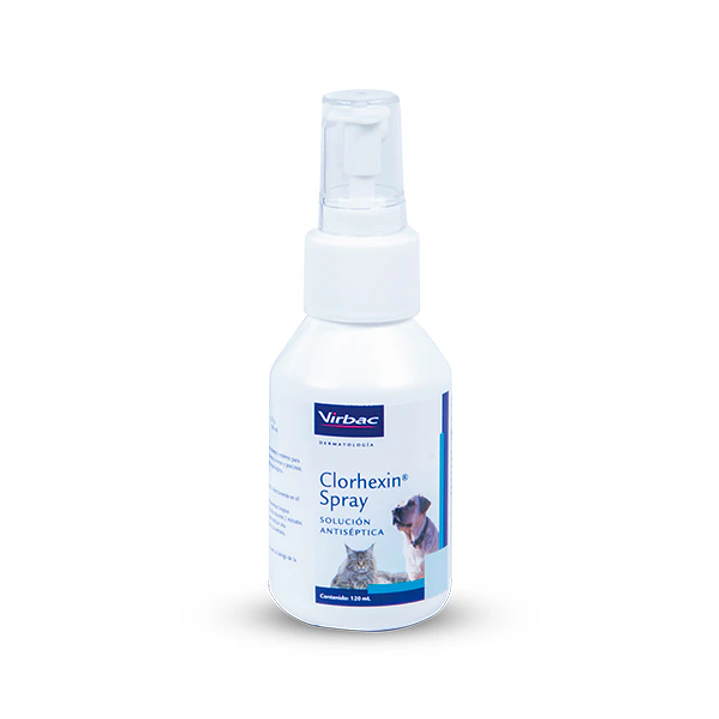 Clorhexin Spray Desinfectante Perros Gatos Antiséptico 120ml 1