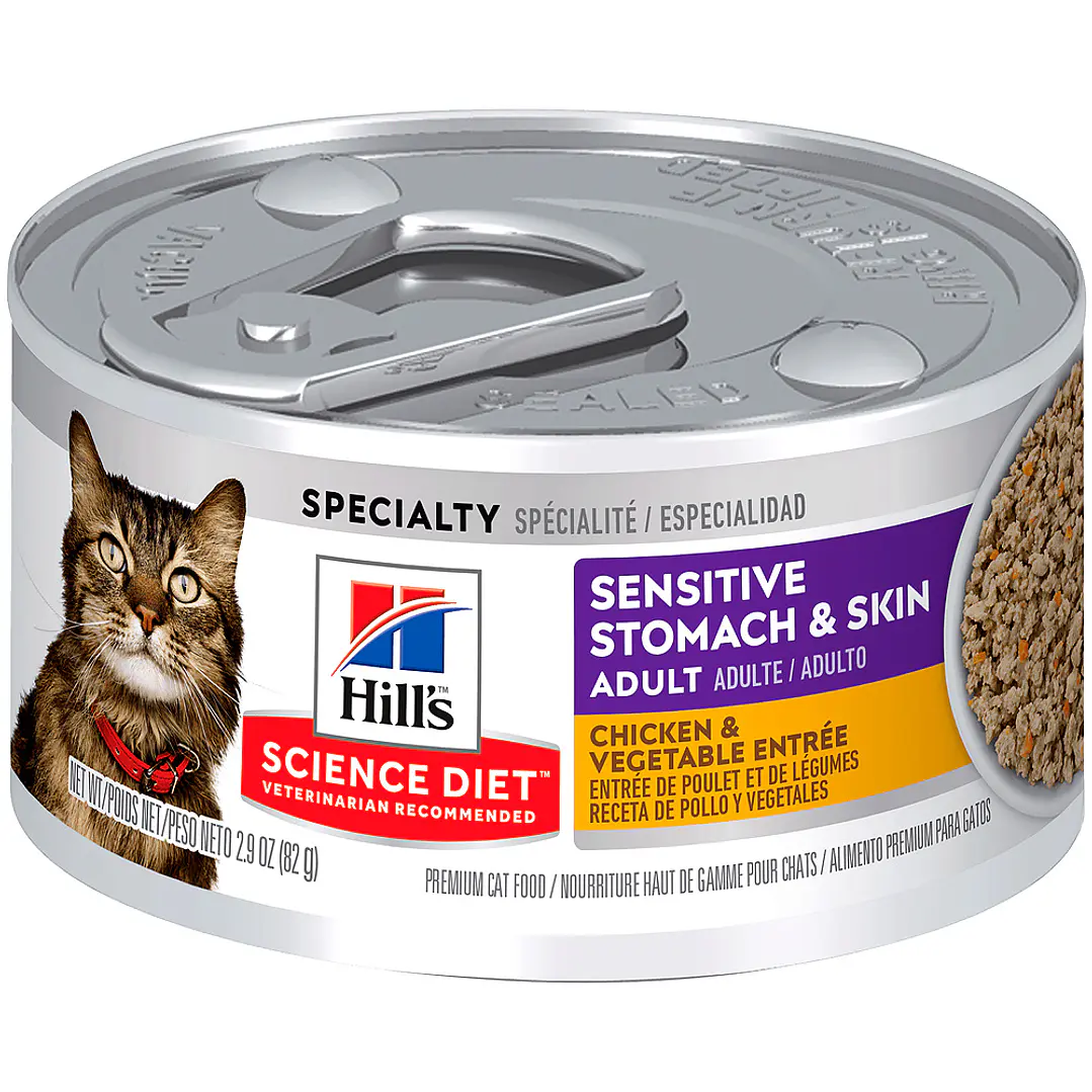 Alimento Hill's Sensitive Stomach & Skin Para Gato 4