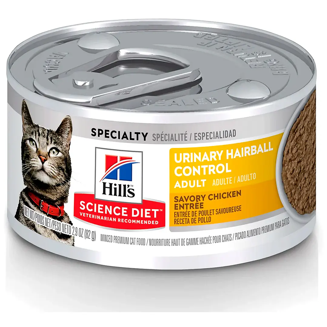 Hill's Science Diet Húmeda Gato Urinario Hairball Lata 85g 1