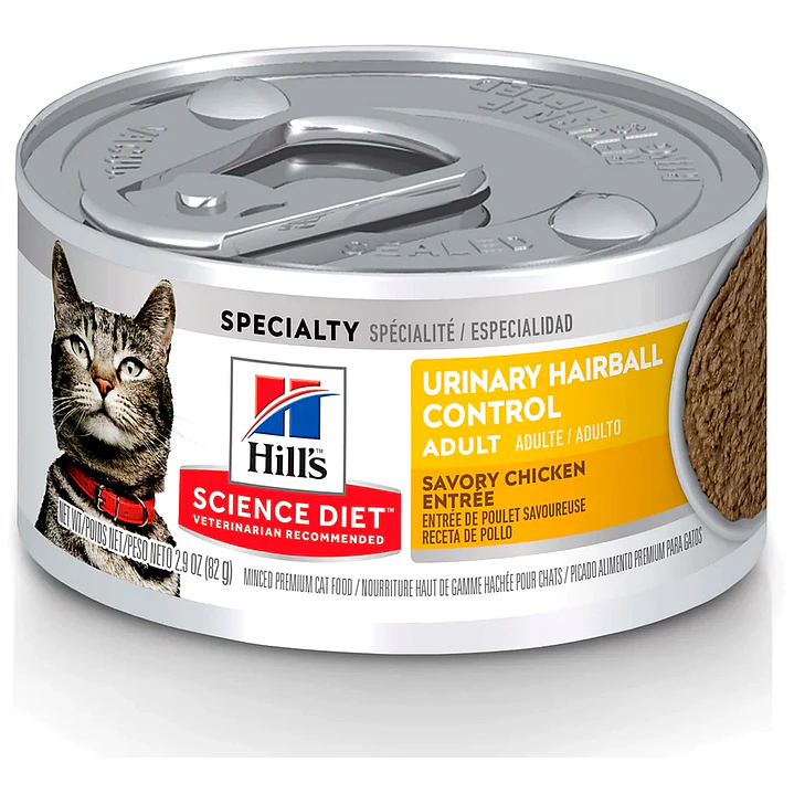 Hill's Science Diet Húmeda Gato Urinario Hairball Lata 85g 1