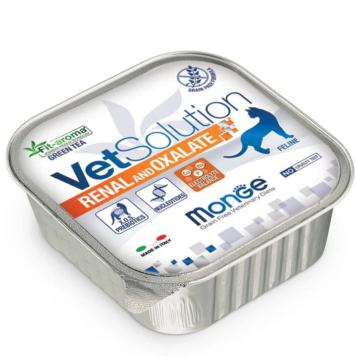 Alimento Monge Vetsolution Gato Adulto Renal Y Oxalate  1