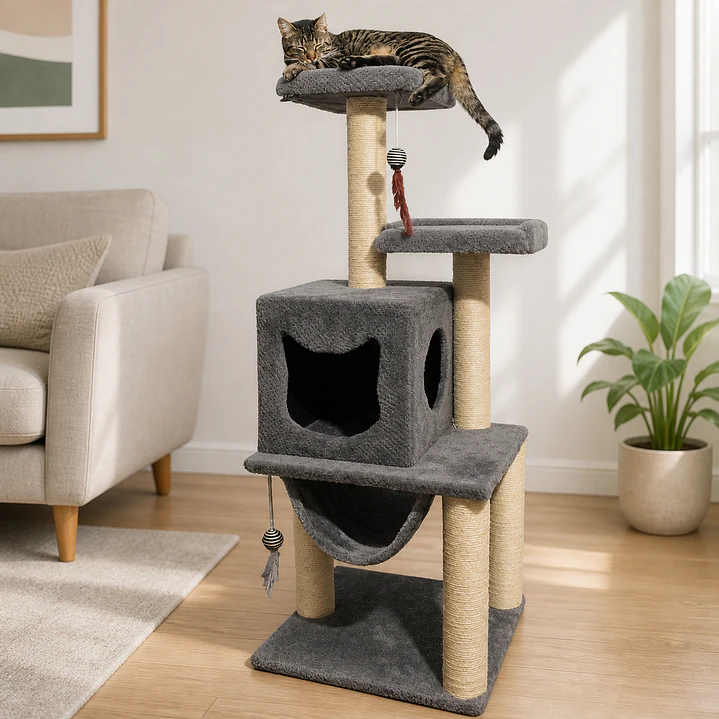 Gimnasio Rascador Para Gatos Eko 1