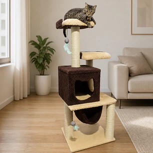 Gimnasio Rascador Para Gatos Eko