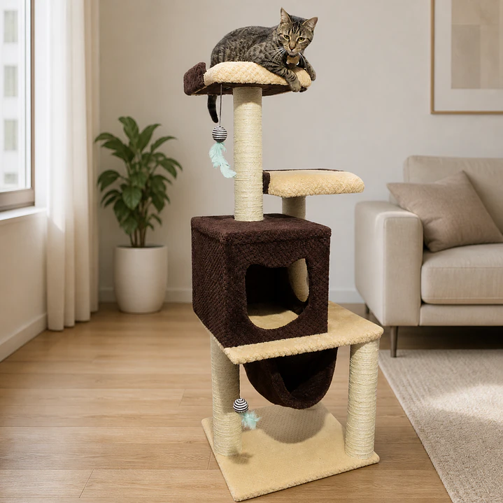 Gimnasio Rascador Para Gatos Eko 2