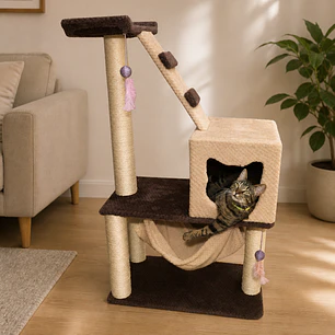Gimnasio Rascador Para Gatos GM12