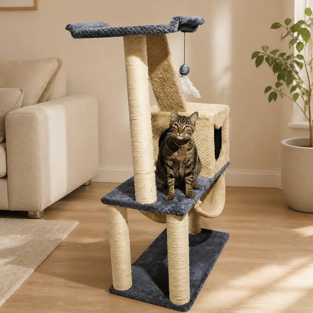Gimnasio Rascador Para Gatos GM12 3