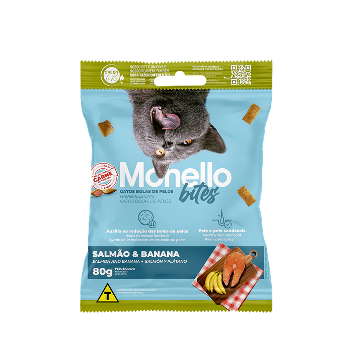 Snack Bolas De Pelo Monello Bites 80g 1