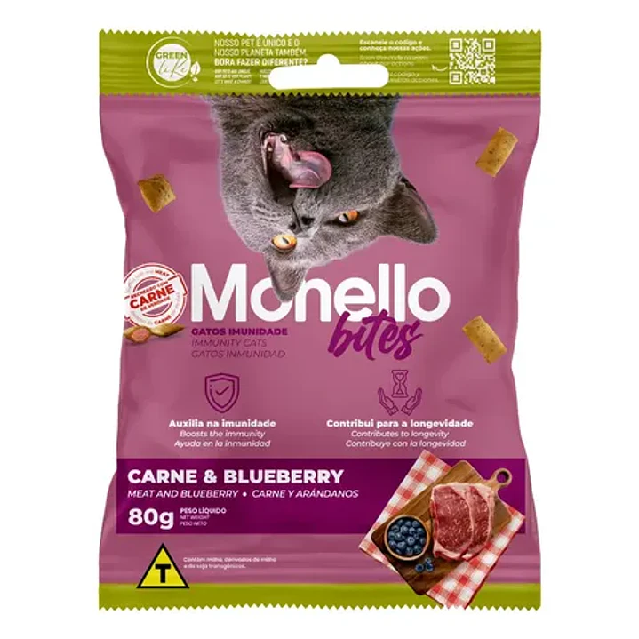 Snack Bolas De Pelo Monello Bites 80g 2