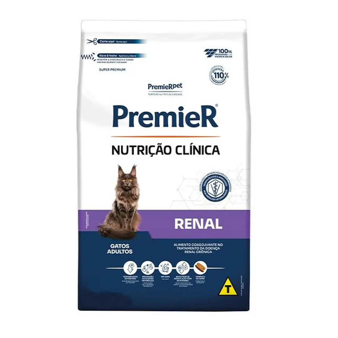 Alimento Premier Nutrición Clínica Gato Renal 1.5kg 1