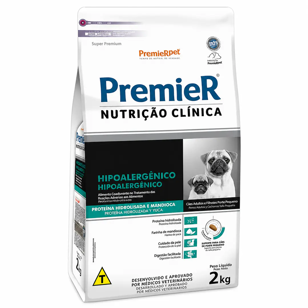 Premier Nutrición Clínica Para Perros Pqñs Hipoalergénico 2k 1