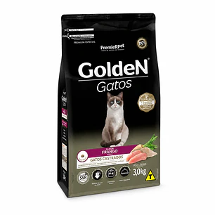 Alimento Golden Selección Natural Gatos Castrados – Pollo Con Calabaza y Romero