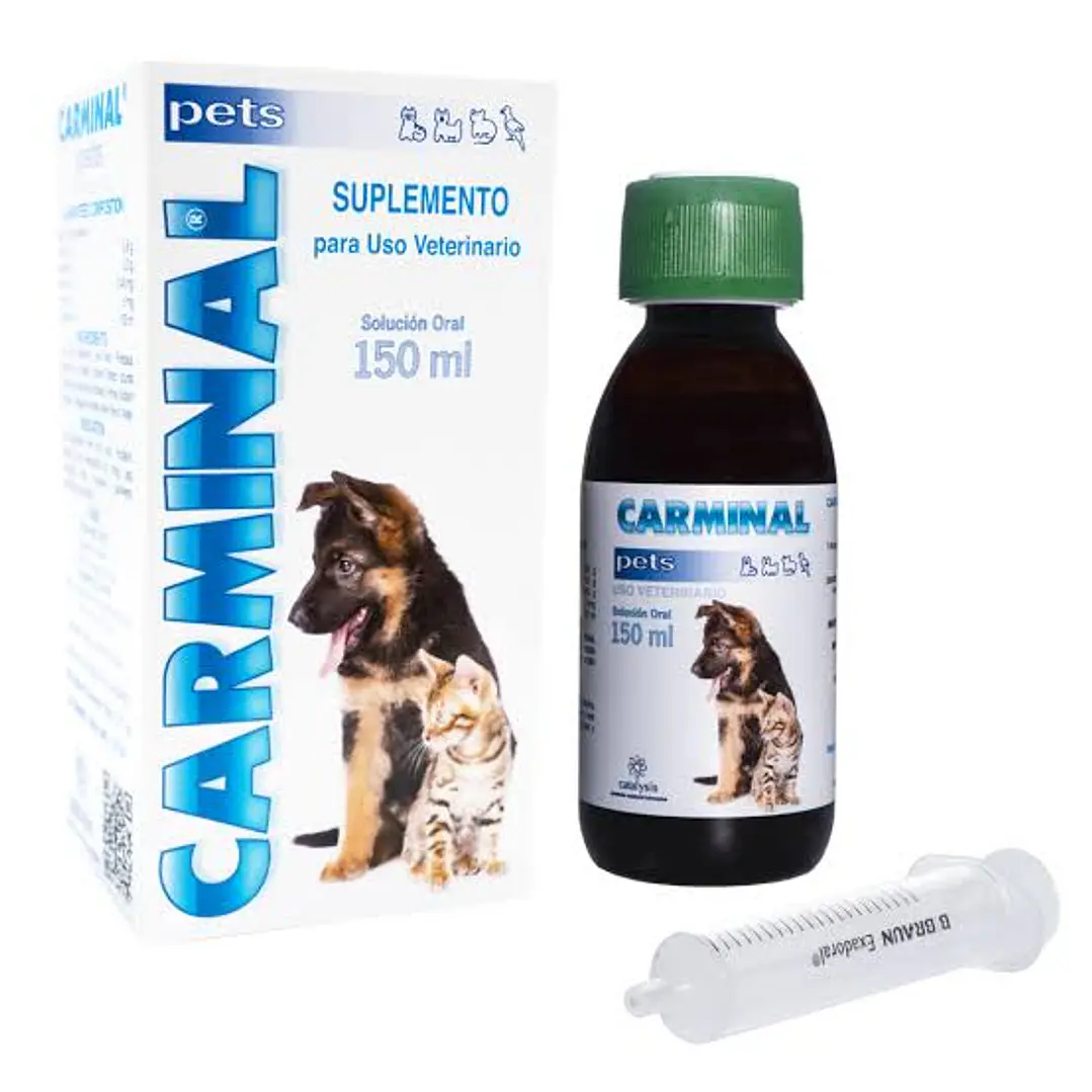 Suplemento Gástrico Perros Y Gatos Carminal Pets 150 Ml 1