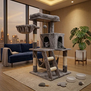 Gimnasio Rascador Para Gatos Atom Desarmable