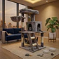 Gimnasio Rascador Para Gatos Atom Desarmable - Miniatura 2